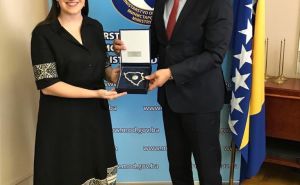 Foto: Ministarstvo odbrane BiH / Benjamina Karić prisustvovala obilježavanju 20 godina partnerstva između OSBiH I Nacionalne Garde Maryland