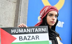 Foto: A.K./Radiosarajevo.ba / Pomoć za narod Palestine - Humanitarni bazar u Sarajevu