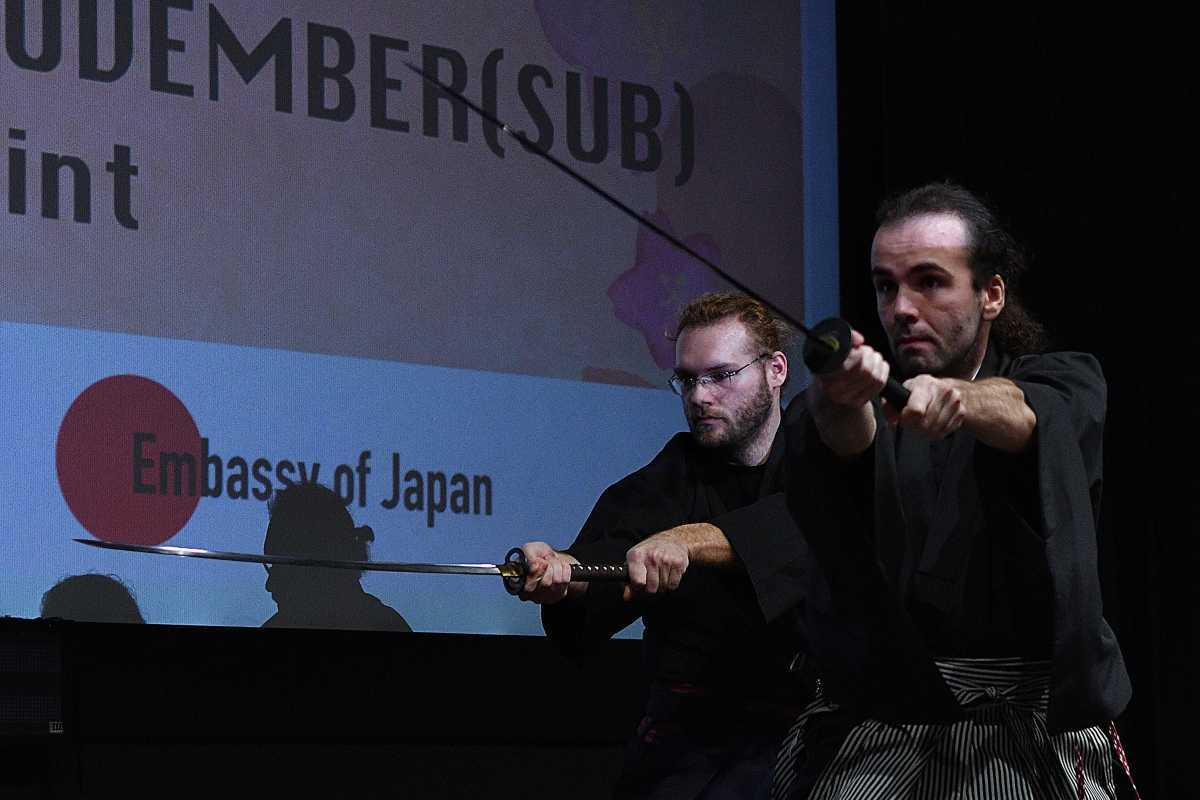 Demonstracija samurajske borbe