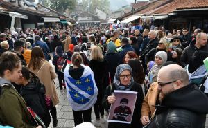 Foto: N. G. / Radiosarajevo.ba / Počelo okupljanje građana na Baščaršiji