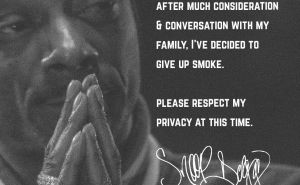Foto: X / Snoop Dogg objavio na story da prestaje pušiti