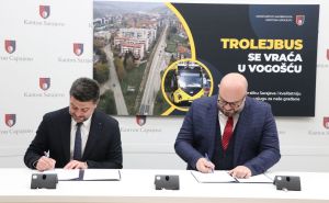 Foto: Vlada Kantona Sarajevo / Ugovor o izvođenju radova na rekonstrukciji trolejbuske mreže do Vogošće