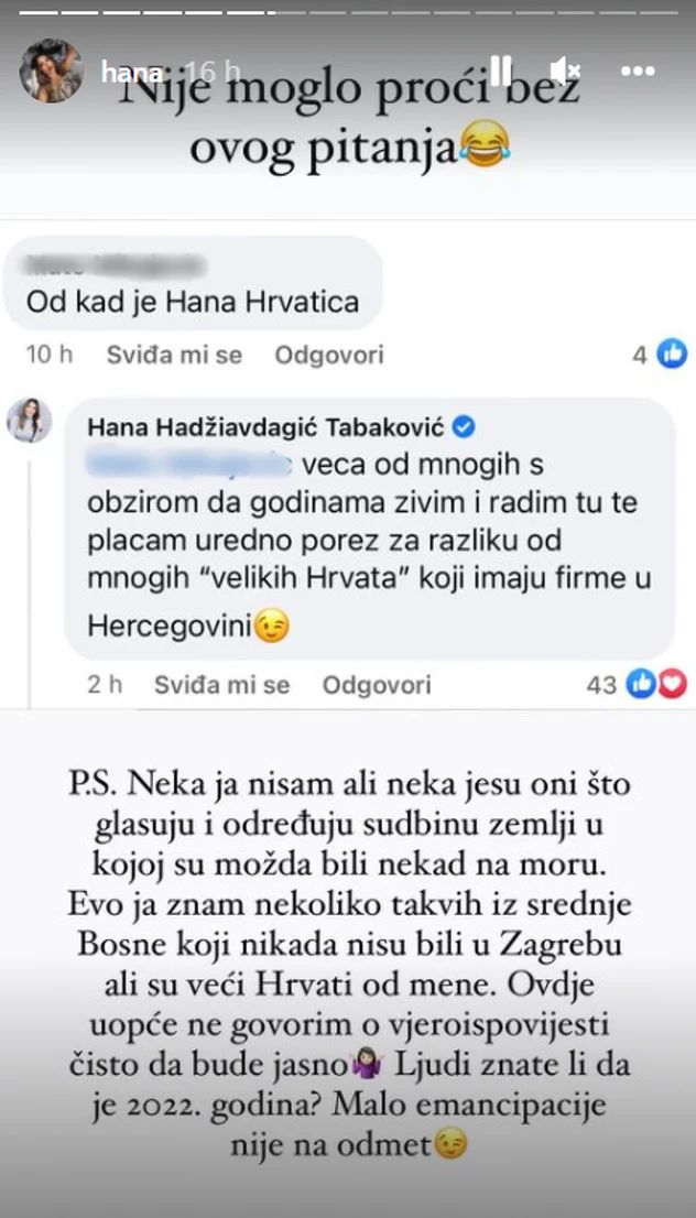 Story Hane Hadžiavdagić