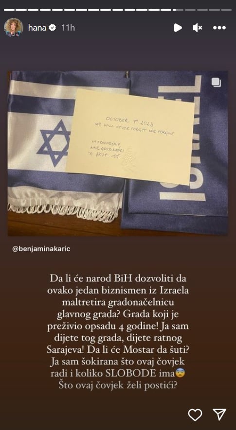 Instagram Story Hane Hadžiavdagić