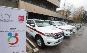 Foto: Dženan Kriještorac / Radiosarajevo.ba / Donacije automobila za Crveni križ