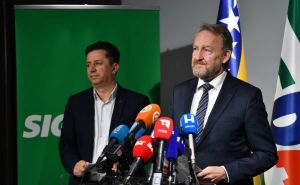 Foto: N. G. / Radiosarajevo.ba / Bakir Izetbegović na press konferenciji