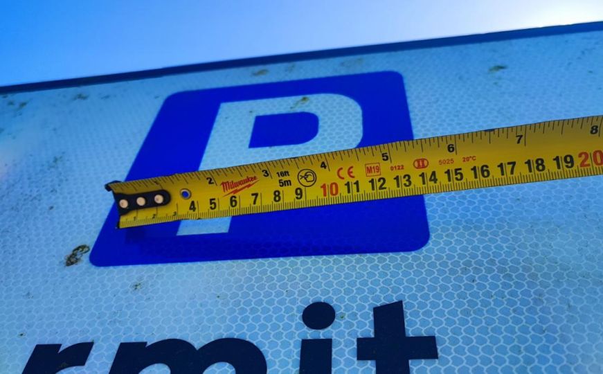 Mjerenje znaka za parkiranje