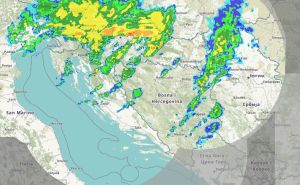 Foto: Rain Alarm / Nevrijeme stiže u BiH