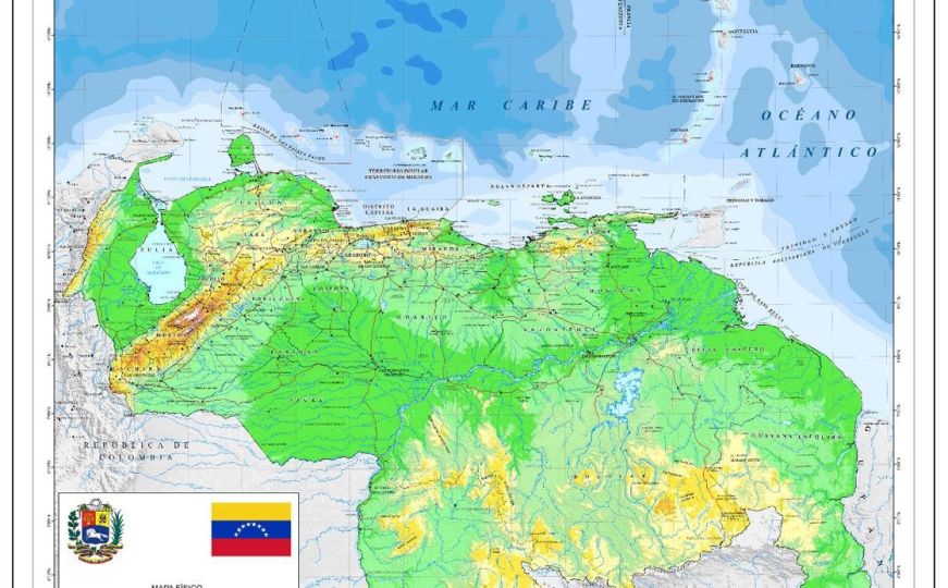 Nova karta koja prikazuje Esequibu pod kontrolom Venezuele