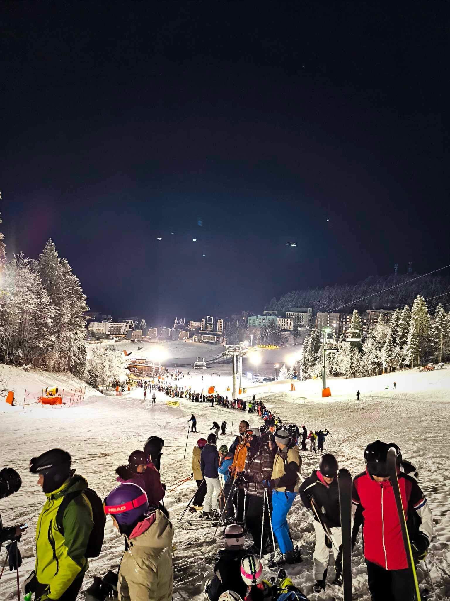 Noćno skijanje na Bjelašnici