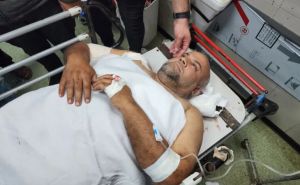 Foto: AA / Wael Dahdouh nakon ranjavanja
