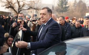 Foto: Dž. K. / Radiosarajevo.ba / Milorad Dodik ispred Suda BiH