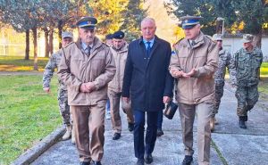 Foto: Ministarstvo odbrane BiH / Ministar Helez na svečanoj ceremoniji u Čapljini