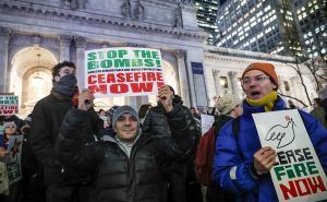 FOTO: AA / Američki sindikati na propalestinskom skupu u New Yorku