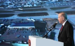 Foto: X.com / Recep Tayyip Erdogan na otvaranju nove piste na aerodromu u Istanbulu