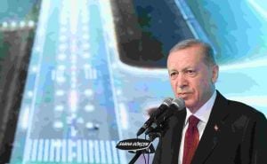 Foto: X.com / Recep Tayyip Erdogan na otvaranju nove piste na aerodromu u Istanbulu