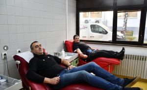 Foto: MUP KS / Akcija dobrovoljnog darivanja krvi