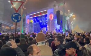 Foto: Screenshot / Nastup Marije Šerifović u Zenici na dočeku Nove godine