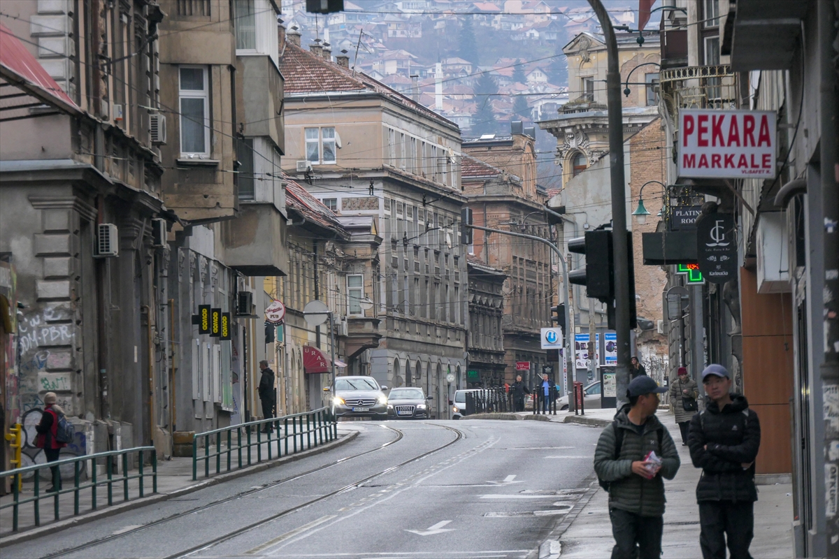 Prazne sarajevske ulice prvog jutra 2024. godine