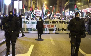 Foto: Hina / Protesti za Palestinu u Zagrebu
