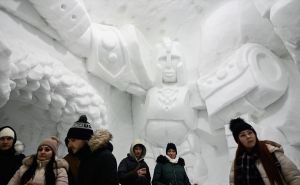 FOTO: AA / Zimska bajka u Poljskoj: Najveći labirint na svijetu