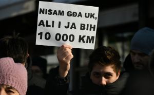 Foto: A.K./Radiosarajevo.ba / Protest u Sarajevu, mladi nezadovoljni iznosom subvencije
