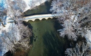 Foto: A.K./Radiosarajevo.ba / Rimski most u zimskoj idili