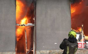 Foto: Dž. K. / Radiosarajevo.ba / Požar na pijaci Heco