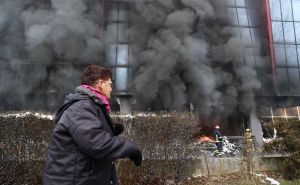 Foto: Dž.K./Radiosarajevo / Požar na pijaci Heco