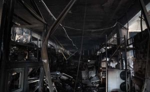 Foto: Dž. K. / Radiosarajevo.ba / Pijaca Heco, dan nakon velikog požara