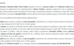 Foto: Printscreen / Sud BiH objavio punu presudu u predmetu protiv Novalića i ostalih