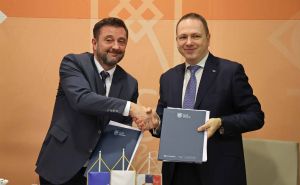 Foto: Fena / Potpisivanje ugovora između Mostara i Air Serbije