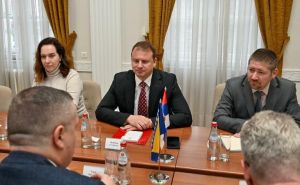 Foto: Ured Vlade FBiH / Mijatović s ministrom privrede Srbije