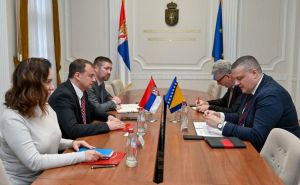 Foto: Ured Vlade FBiH / Mijatović s ministrom privrede Srbije