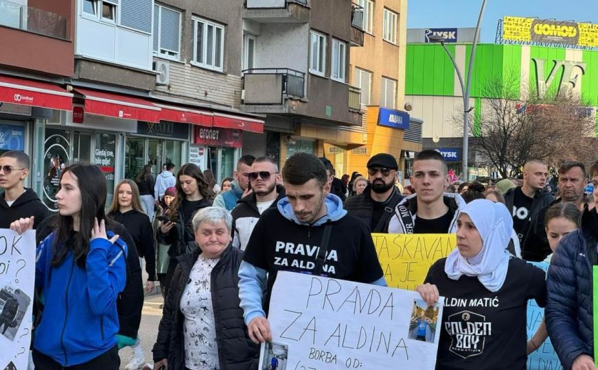Na protestu u Zenici i Rusmir i Ramo Isak