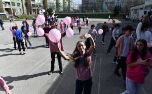 Foto: A.K./Radiosarajevo.ba / U Sarajevu obilježen Dan ružičastih majica - Međunarodni dan prevencije vršnjačkog nasilja