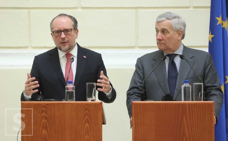 Antoni Tajani i Alexander Schallenberg