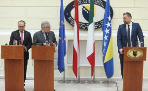 Foto: Dž. K. / Radiosarajevo.ba / Antonio Tajani i Alexander Schallenberg