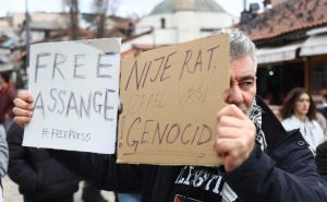 Foto: Dž. K. / Radiosarajevo.ba / Protest u Sarajevu