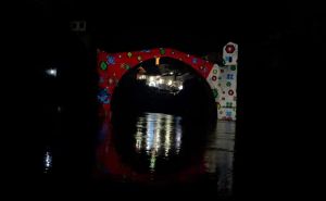 Foto: Facebook / Stari most osvijetljen ramazanskim porukama