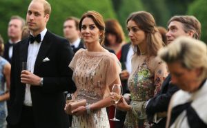 Foto: X / Princ William, Kate Middleton i Sarah Rose Hanbury