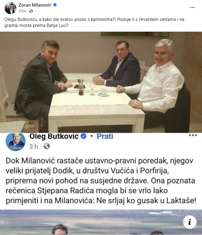Objava Zorana Milanovića