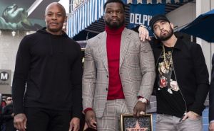 Foto: EPA - EFE / Dr. Dre, 50 Cent i Eminem