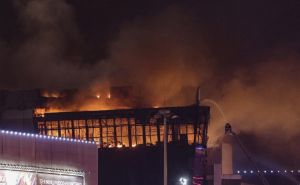 Foto: EPA - EFE / Pucnjava i požar u koncertnoj dvorani, Moskva