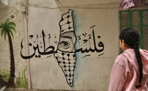 Foto: Anadolija / Egipatski umjetnici crtanjem grafita i murala pokazuju solidarnost s Palestinom