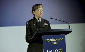 Foto: Anadolija / Pamela McGah, komandantica NATO Štaba Sarajevo