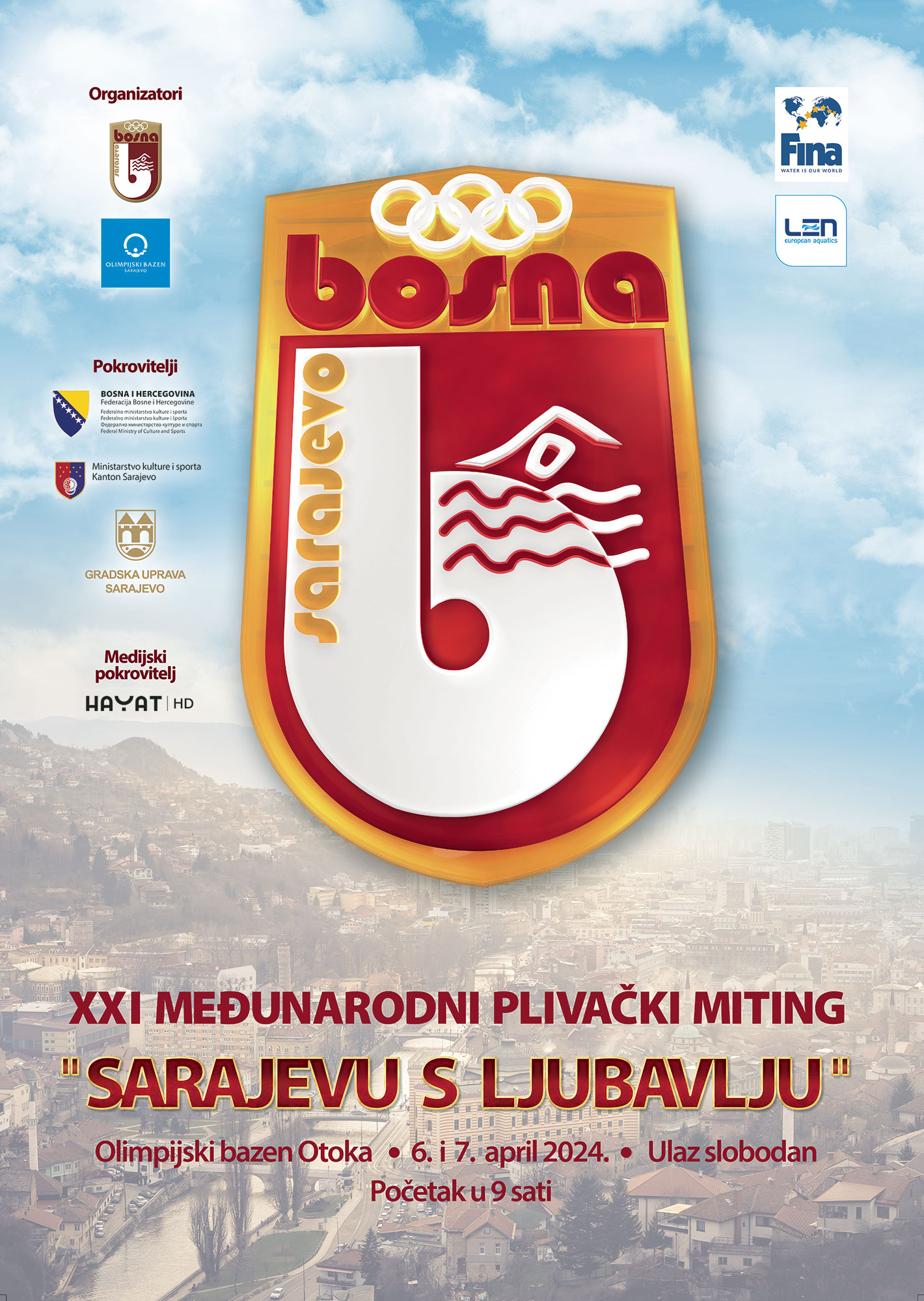 XXI Međunarodni plivački miting 'Sarajevu s ljubavlju'