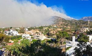 Foto: X.com / Požar u Grčkoj