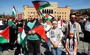 Foto: Dž. K. / Radiosarajevo.ba / Skup podrške za Palestinu