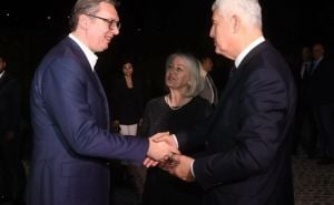 Foto: Predsjednik Srbije / Vučić, Krišto i Čović